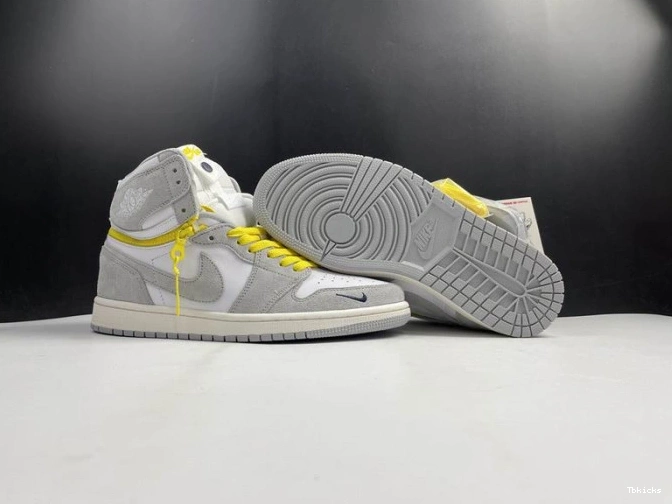 Cheap TBK Smoke Switch Jordan 1 Air Light High CW6576-100 0712